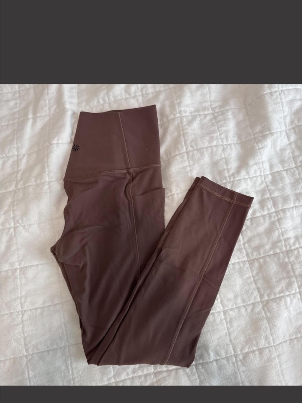 High-Waist Mauve Leggings